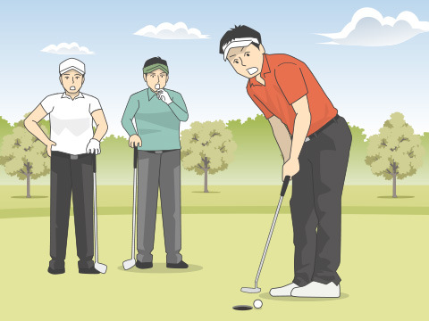 外したあとが勝負です
